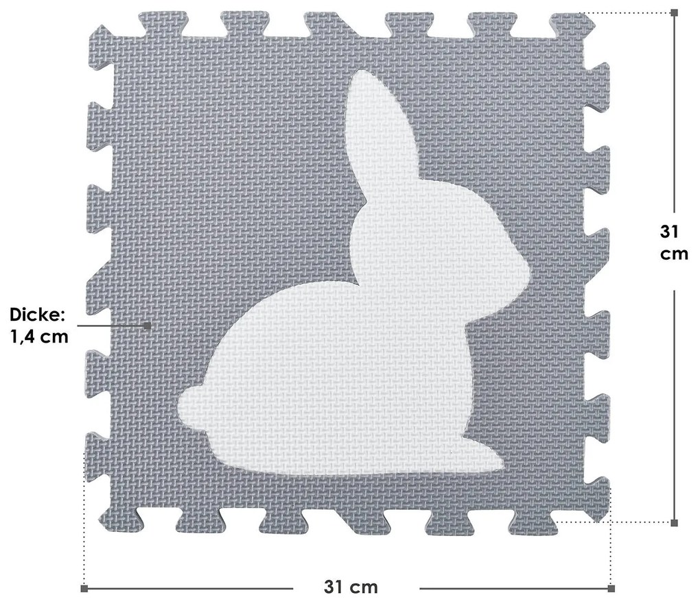 Timon gyermek puzzle szőnyeg, 36 részes, Pets and Corner