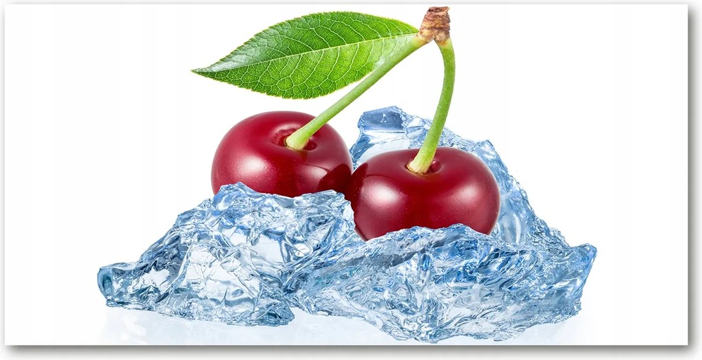 Fotó-kép edzett üveg Cseresznye jéggel 140x70