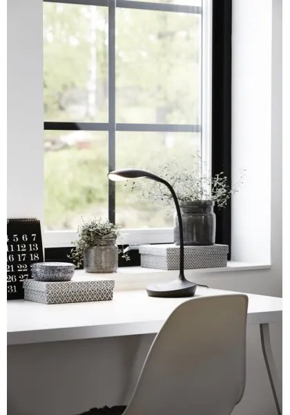 Markslöjd 106094 - LED Szabályozható asztali lámpa USB -vel SWAN LED/4,6W/230V