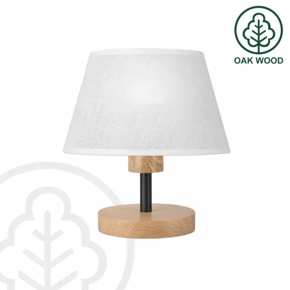 Brilagi - LED Asztali lámpa ANTHONY 1xE14/40W/230V tölgy/fehér