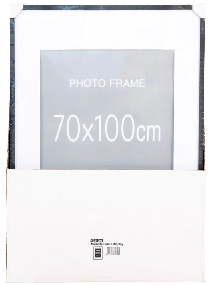 Marbella képkeret szett, 7 db fekete és 8 db natúr 70X100 cm