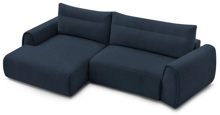 Sötétkék sarokkanapé Aden – Bobochic Paris