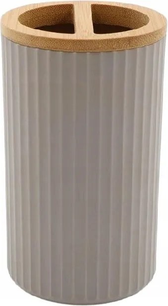 Fogkefetartó bögre Torca bézs modern