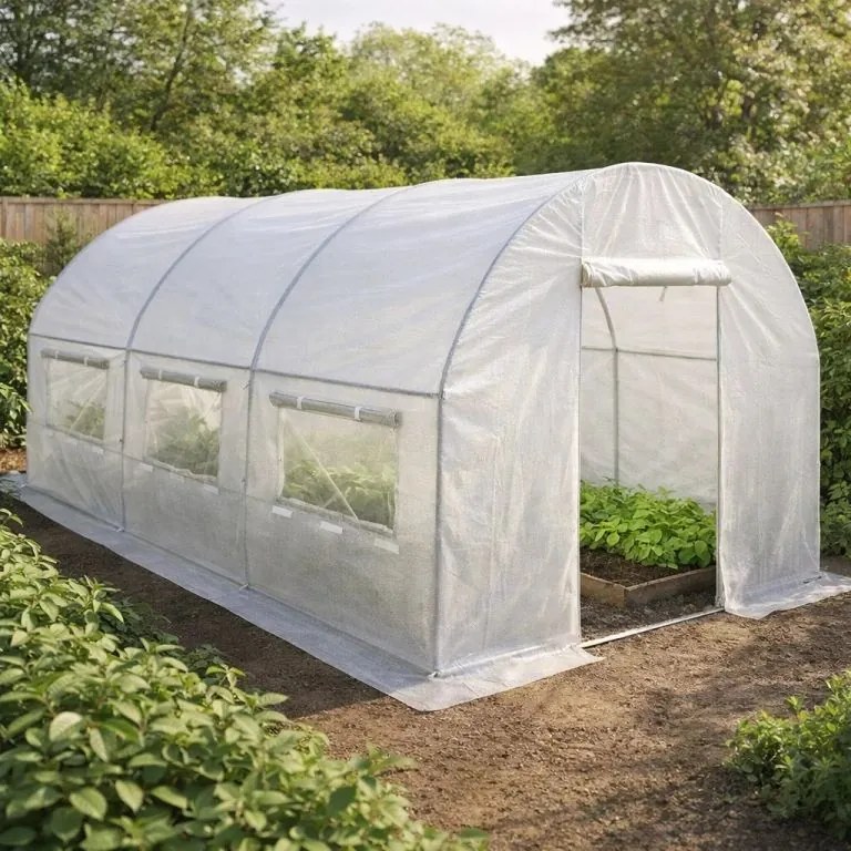 Home &amp; Garden Fóliasátor 300 x 450 cm(13,5 m2) fehér