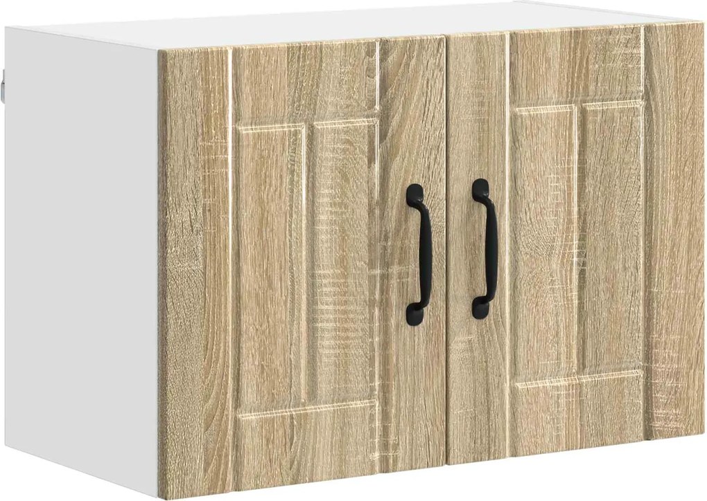 vidaXL Fali konyhaszekrény Sonoma tölgy 60 x 31 x 40 cm Faanyag