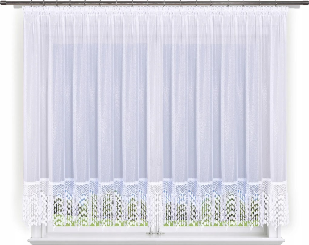 Függöny 500x120, egyenes, napellenző, gipiura 30 cm