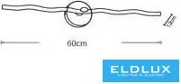 UNIVERSO fali lámpa 9w 810lm CCT 600×12mm IP20 fehér