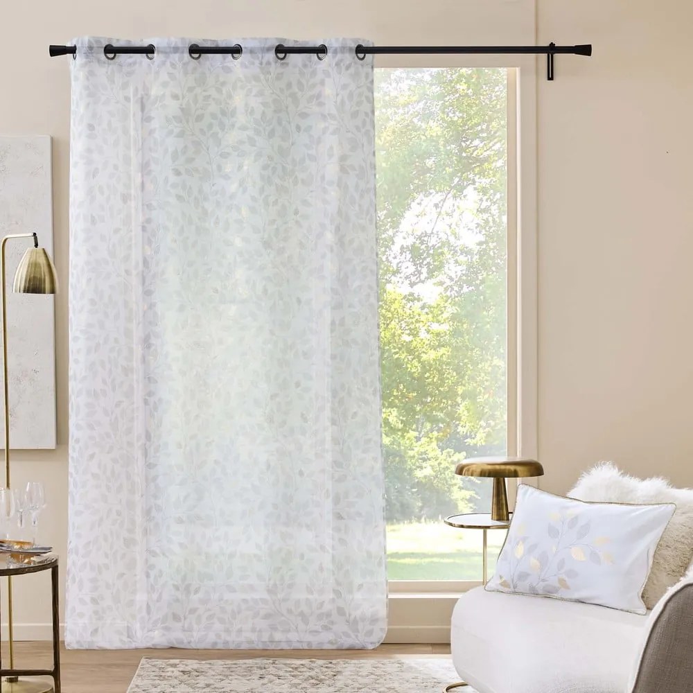 Fehér voile fényáteresztő függöny 140x240 cm Duchesse – douceur d'intérieur