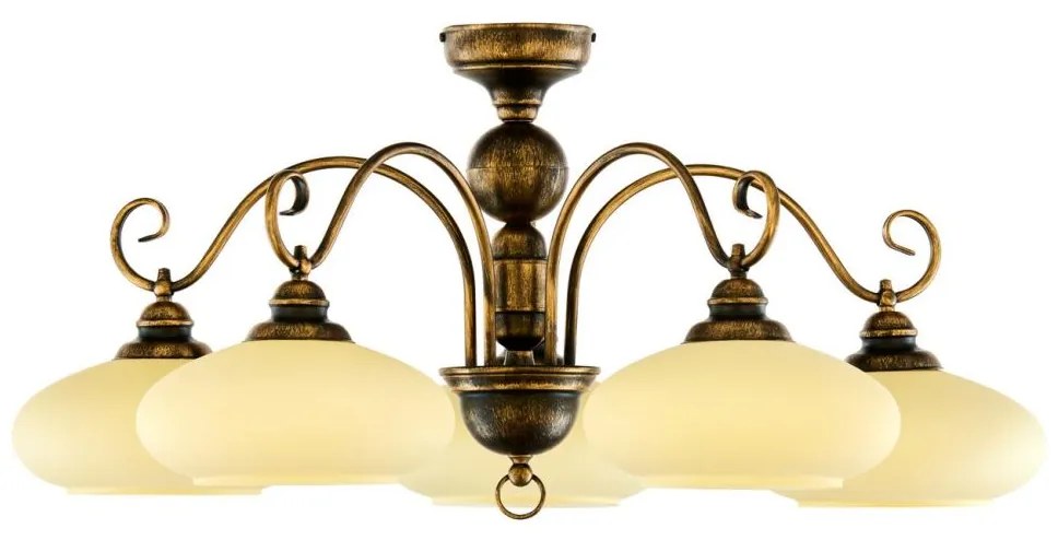 Jupiter 399 - BO-5-PL - Felületre szerelhető csillár BOLERO 5xE27/60W/230V