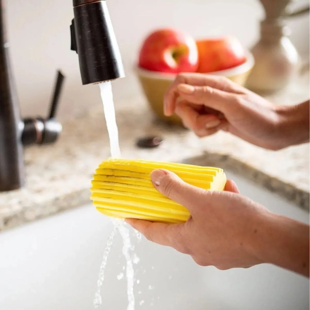 Scrub Daddy Damp Duster poreltávolító szivacs,sárga