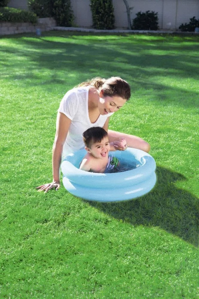 Bestway 2 gyűrűs egyszínű gyerek medence 61 x 15 cm