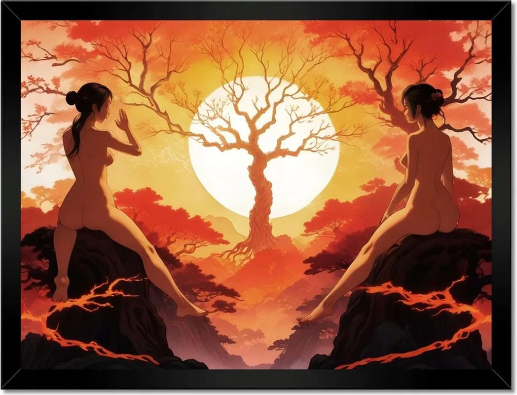 Poszterek keretben 40x30 Az élet fájának szimbóluma