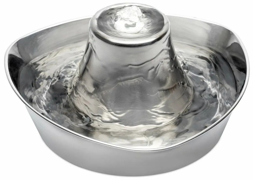 PetSafe® Seaside rozsdamentetlen acélból készültszökőkút 1,8 l
