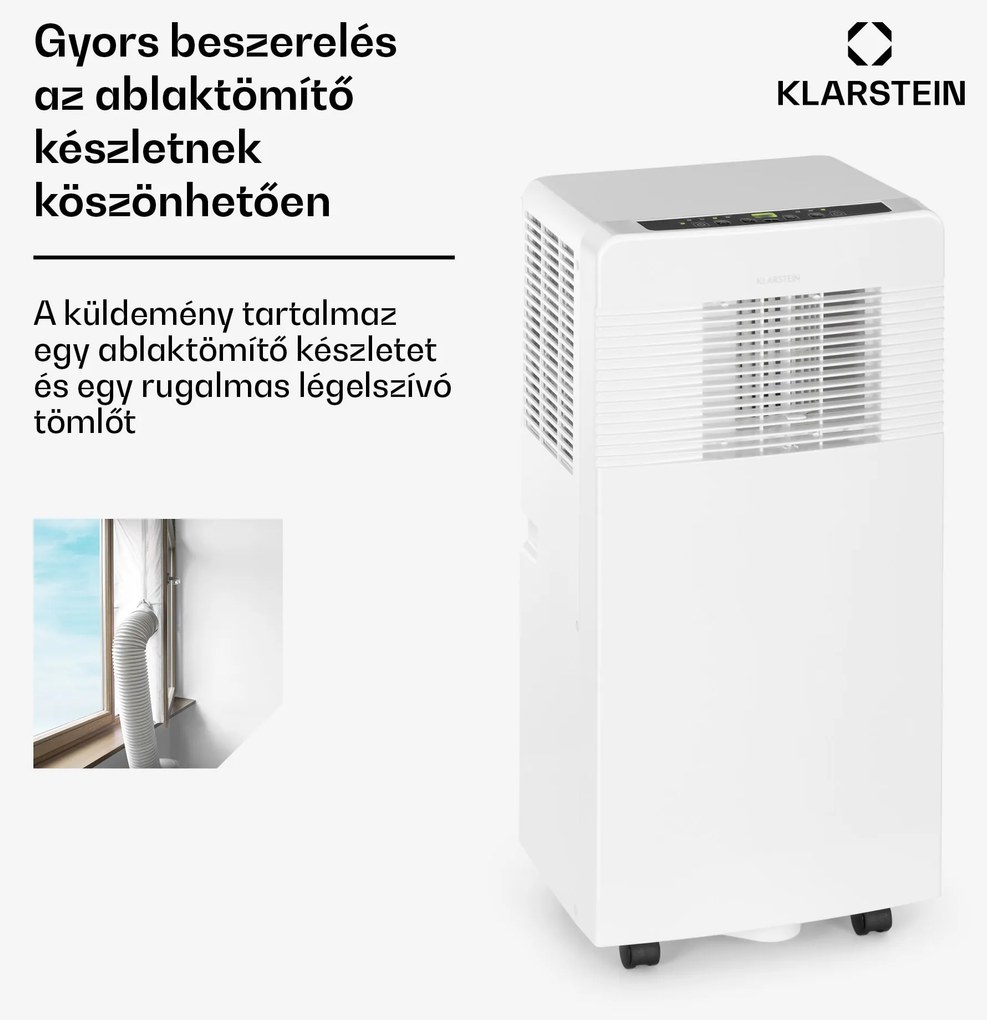 Ice Block Ecosmart 7, mobil klíma, 3 az 1-ben, 7000 BTU, alkalmazásvezérlés, fehér