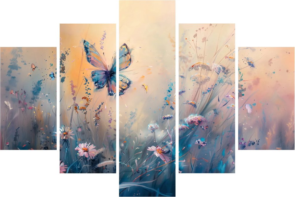 Kép - Rét pillangóval II (150x105 cm)