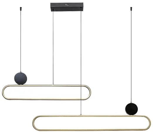 Rabalux 72268 - LED Csillár zsinóron CIRCADO 2xLED/24W/230V 3000K