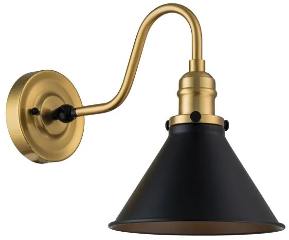 Elstead PV1-AB-MB - PROVENCE fali lámpatest 1xE27/60W/230V arany/fekete