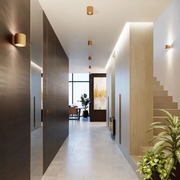 Sollux Sl.1180 - Spotlámpa ORBIS 1xGU10/10W/230V arany