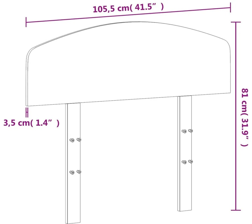 viaszbarna tömör fenyőfa fejtámla 100 cm