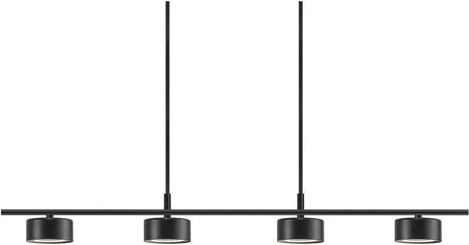 NORDLUX 2010813003 CLYDE Modern Led Függesztett Lámpa Fekete LED IP20