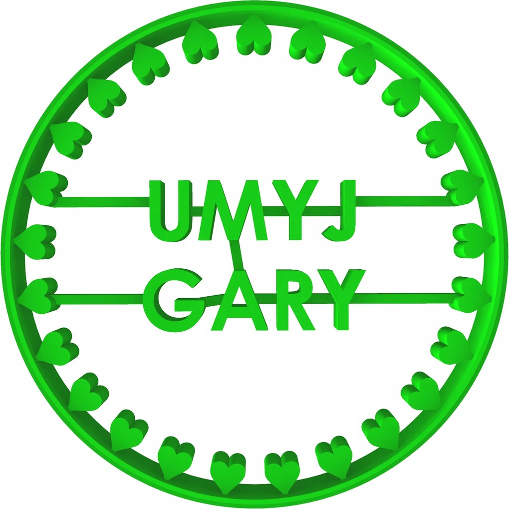 Prémium Mézeskalács lyukasztó Valentin Napi Szív Mosókör 8cm