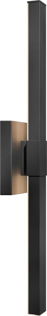Kichler modern kültéri fali lámpa nocar fekete elskl-nocar-l-bk IP44
