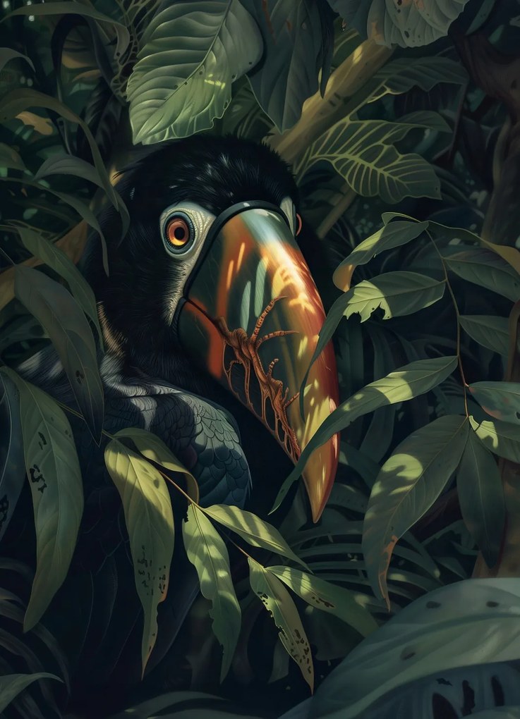 Poszter 13x18cm Rejtett Tukán