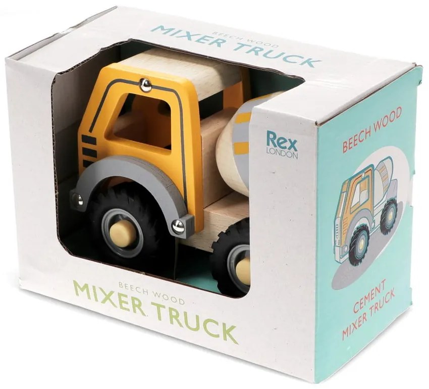 Fa játékautó Cement Mixer – Rex London