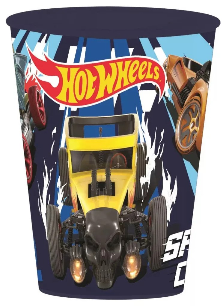 Hot Wheels Blue Fire műanyag pohár 260 ml