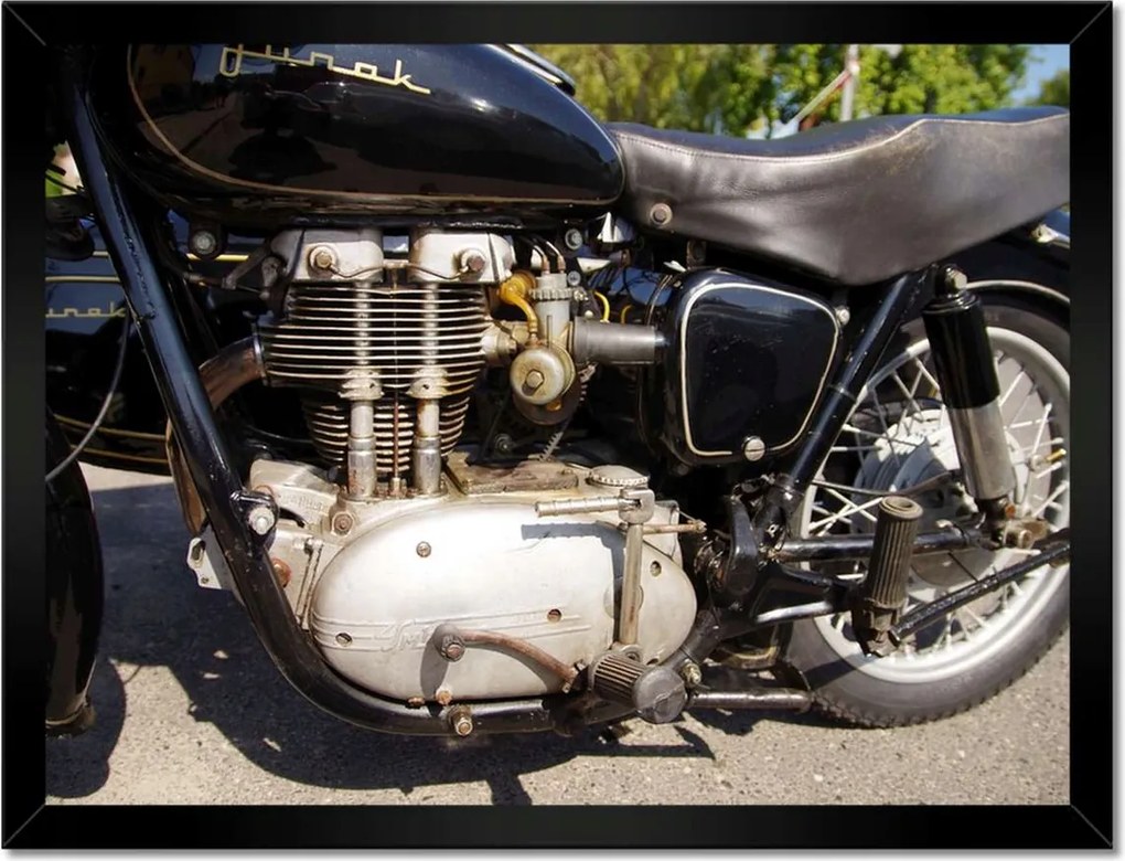 Poszterek keretben 40x30 Junak Antik motorkerékpár