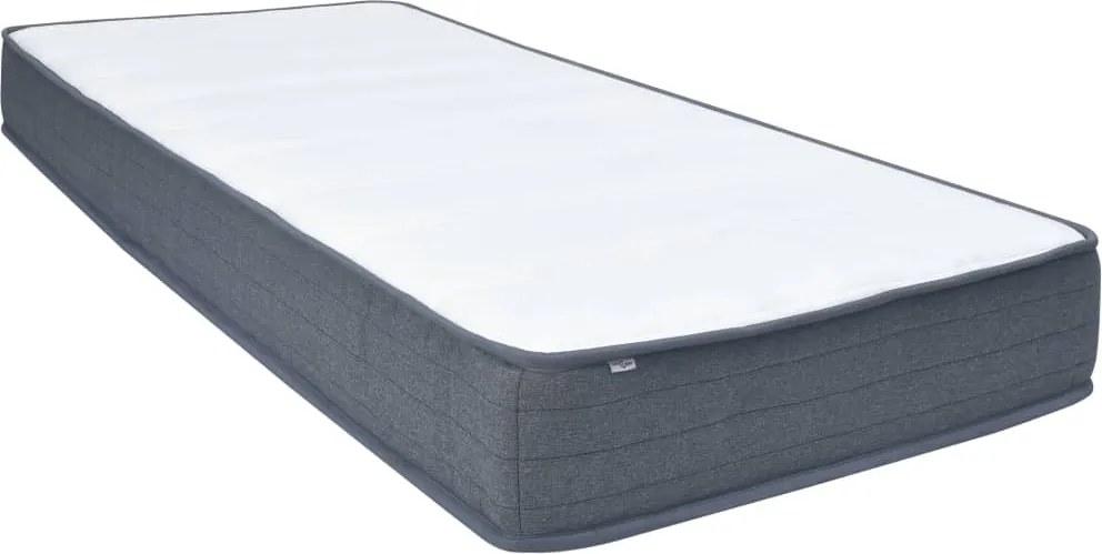 vidaXL dobozrugós ágymatrac közepes keménységű 200 x 100 x 20 cm