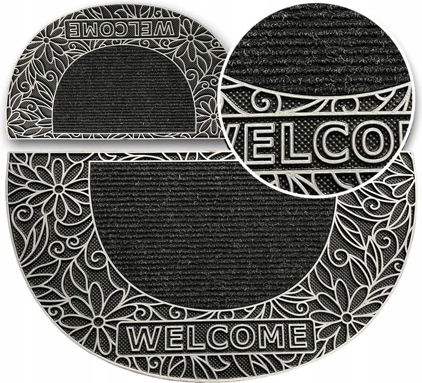 Lábtörlő Kültéri Szőnyeg Cipőajtó Alá Erős 40x70cm