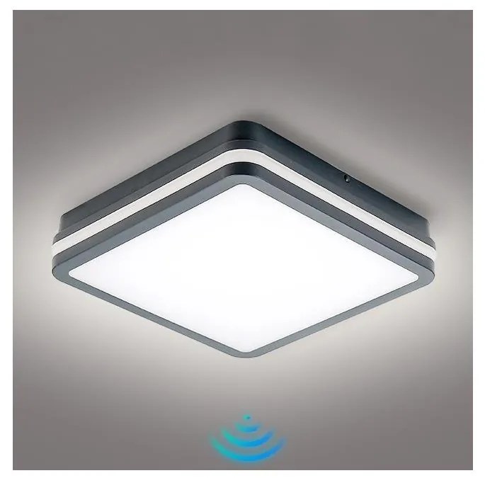 Brilagi Brilagi BENE LED kültéri lámpa szenzorral 24W 230V 26x26 cm IP54 BG0926