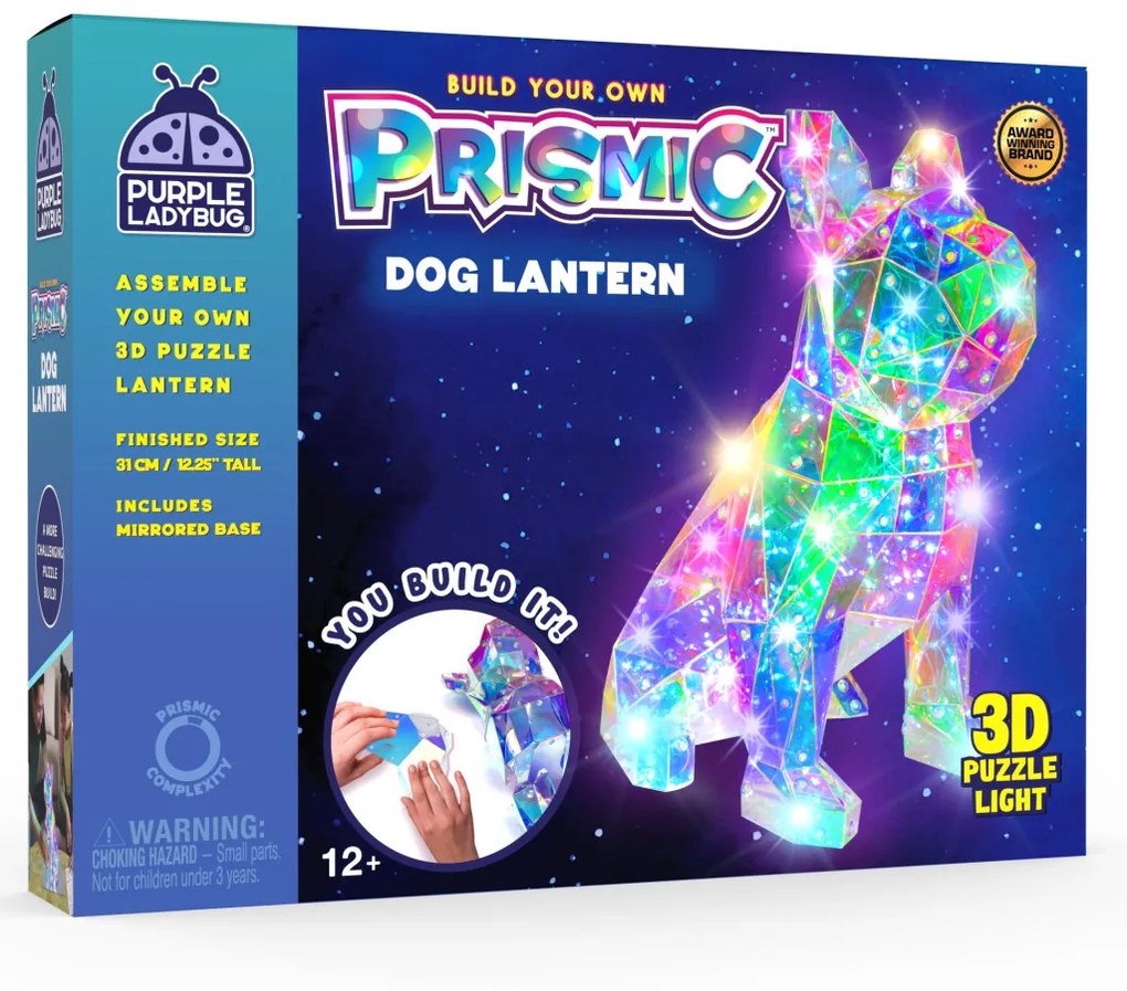 PRISMIC™ 3D Puzzle LED lámpa - Kutya (v)