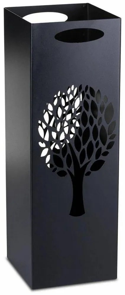 Fém esernyőtartó INDUSTRIAL 60x21 cm fekete