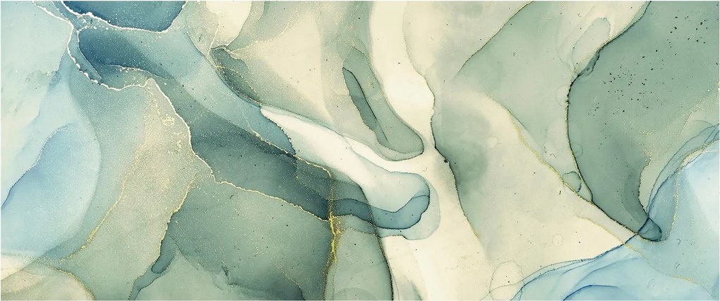 Kép - Tintaabsztrakció 3 (120x50 cm)