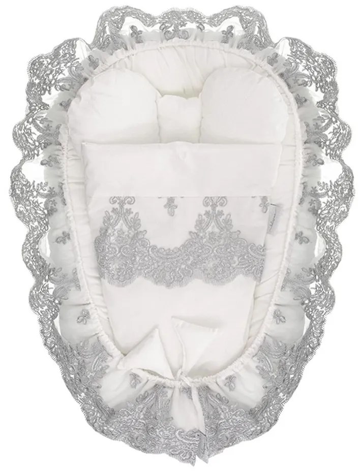 Babafészek paplannal kisbabák számára Belisima Belisima bézs