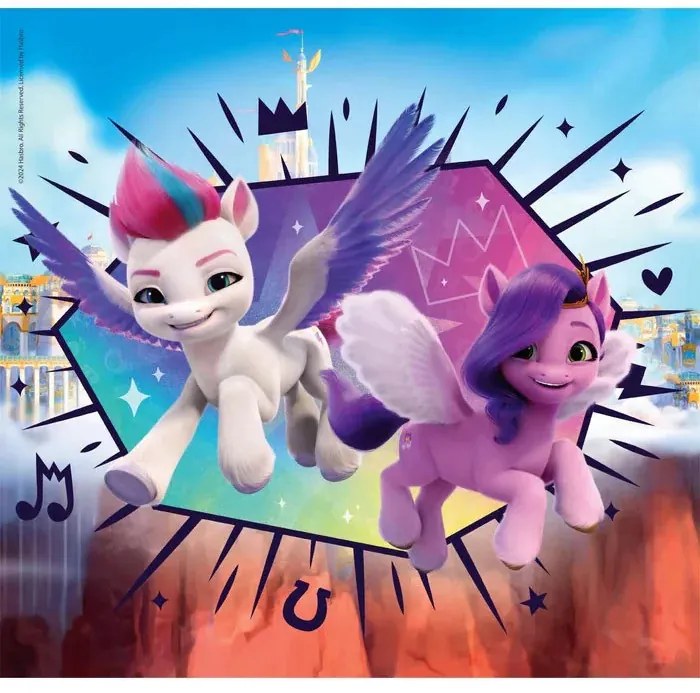 Én kicsi pónim Doodles 3x48 db-os puzzle Clementoni