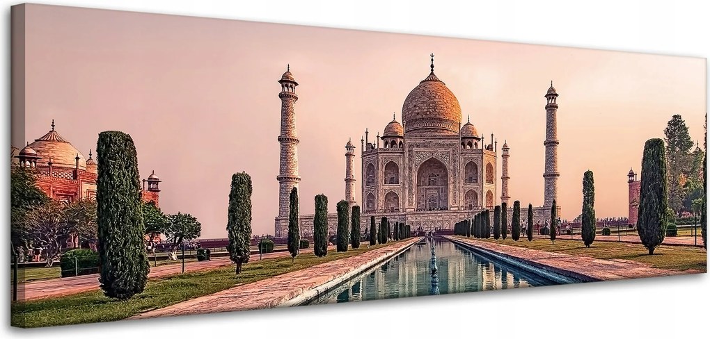 Vászonkép Tádzs Mahal Építészet India 120x40 cm Ideális ajándék