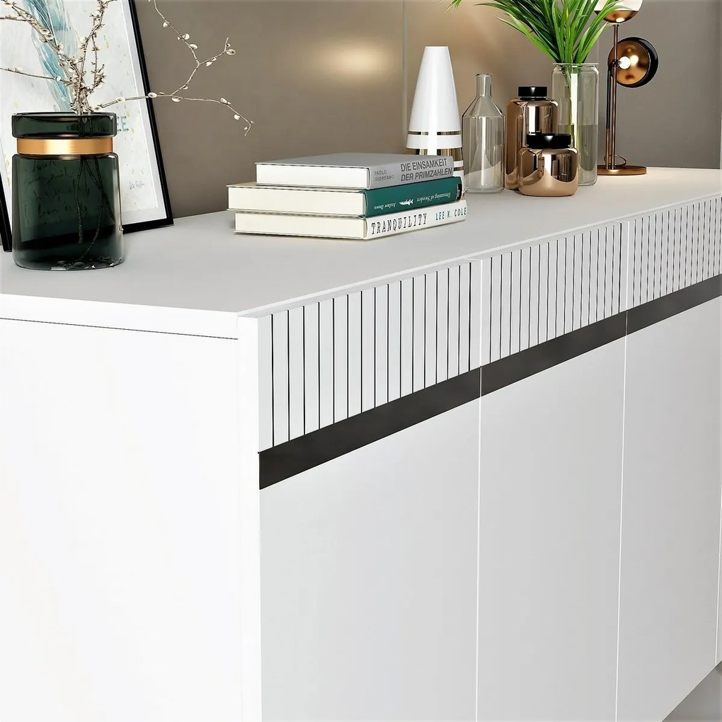 Defne White and Silver szekrény