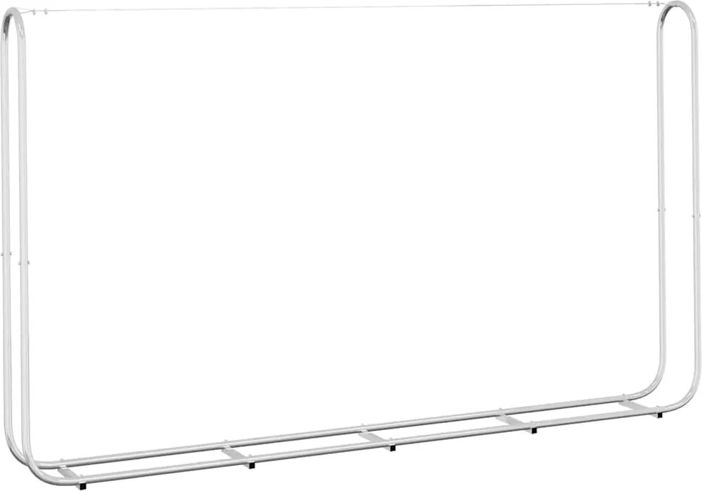 vidaXL horganyzott acél tűzifatároló 250x25x150 cm