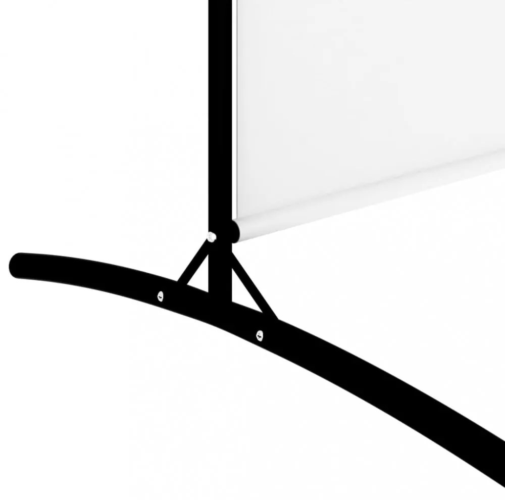 fehér 5 paneles paraván 433x180 cm szövet