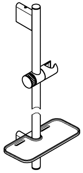 GROHE 26603DA0 - RAINSHOWER SMARTACTIVE zuhanyrúd 900 mm bronz