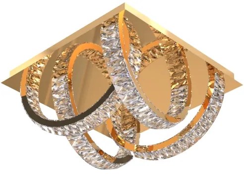 Zuma Line MX3274-4-3GT TULA LED mennyezeti lámpa 23,5W 230V arany