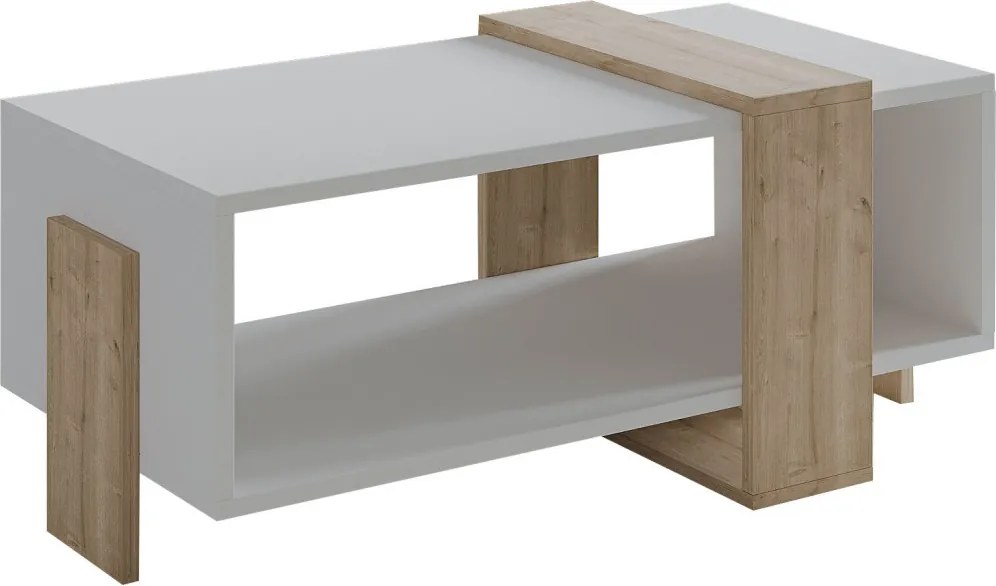 Meleni - White, Sapphire Oak