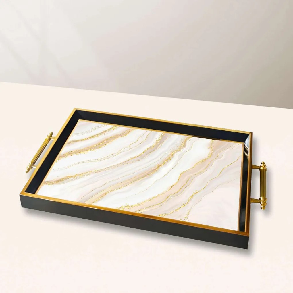 Üveg tálca, 38×24 cm – TPA10008