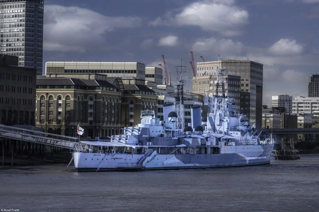 Poszter 30x20cm Hms Belfast, Assaf Frank