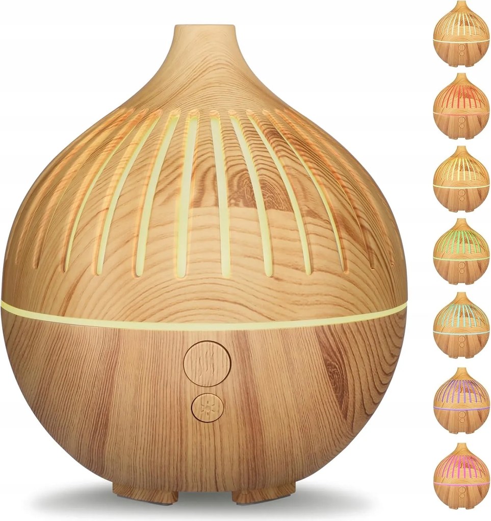 Illóolaj diffúzor kis aromaterápiás diffúzor 180 ml 7 szín