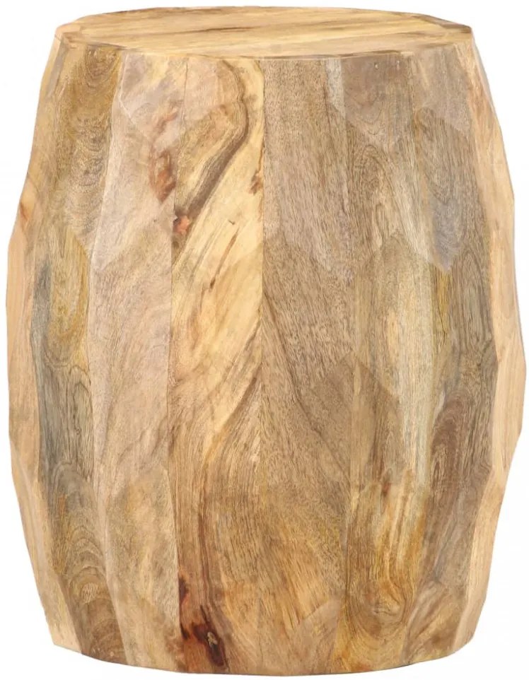 vidaXL dob formájú tömör mangófa ülőke