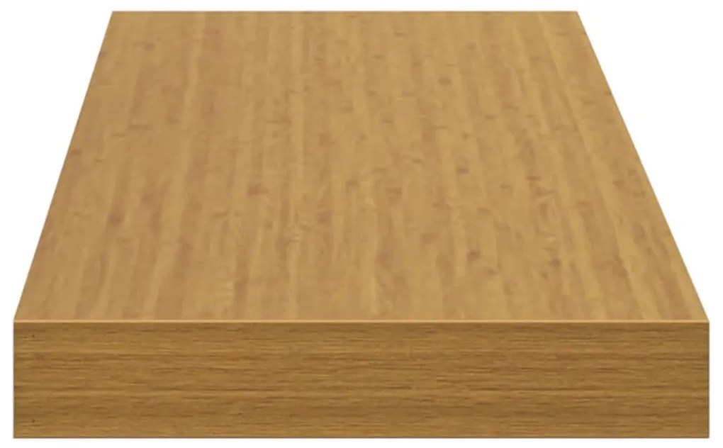 vidaXL Falpolc Falra szerelhető 2 pcs Bézs 80 x 23,5 x 4 cm Faanyag